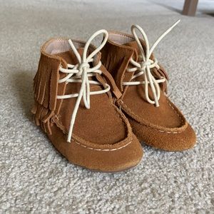Monkey Feet USA Suede Booties - 2-3 year size